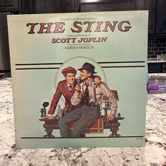 The Sting Original Soundtrack - 1974 MCA-390 Stereo Vinyl LP Excellent vintage - Picture 5 of 8